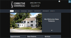 Desktop Screenshot of correctivechiro.net